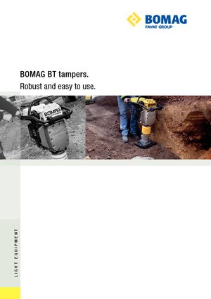 Apisonadores a gasolina y diesel Bomag BT 60/4