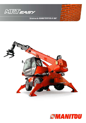Manipuladoras telescópicas con vehículo superpuesto Manitou MRT 1840 Easy