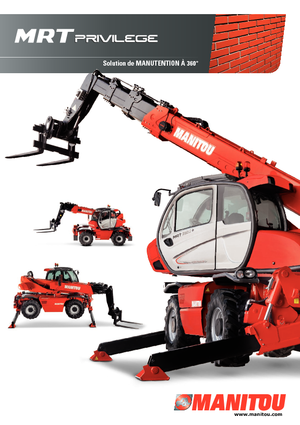 Manipuladoras telescópicas con vehículo superpuesto Manitou MRT 1850+ Privilege