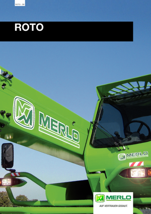 Manipuladoras telescópicas con vehículo superpuesto Merlo Roto 38.16 S