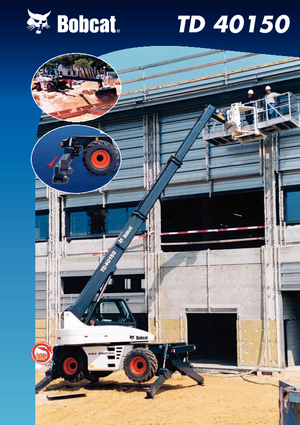 Manipuladoras telescópicas con vehículo superpuesto Bobcat TD 40150