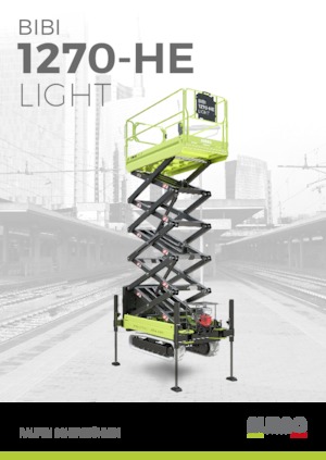 Plataformas de tijera de orugas Almac Bibi 1270-HE 