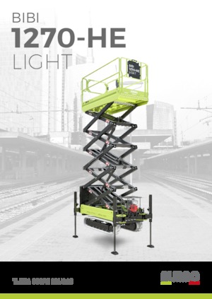 Plataformas de tijera de orugas Almac Bibi 1270-HE 