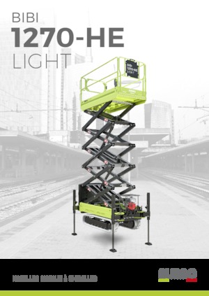 Plataformas de tijera de orugas Almac Bibi 1270-HE 