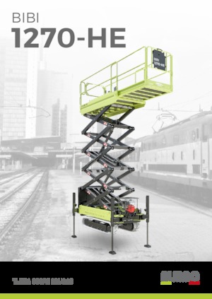 Plataformas de tijera de orugas Almac Bibi 1270-HE 