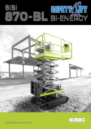 Plataformas de tijera de orugas Almac Bibi 870-BL 