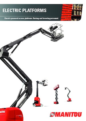 Plataformas de tijeras de ruedas Manitou 120 SE