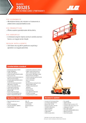 Plataformas de tijeras de ruedas JLG 2032ES