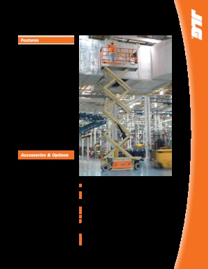 Plataformas de tijeras de ruedas JLG 2646ES