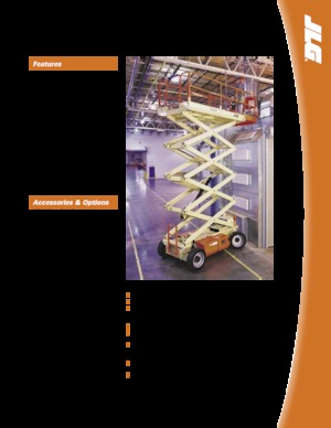Plataformas de tijeras de ruedas JLG 3369LE