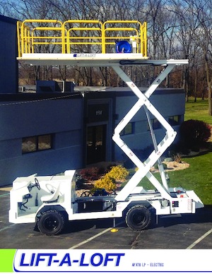 Plataformas de tijeras de ruedas Lift-A-Loft APX16