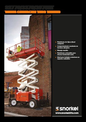 Plataformas de tijeras de ruedas Snorkel S2770RT