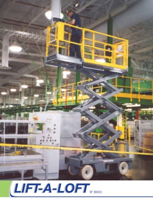 Plataformas de tijeras de ruedas Lift-A-Loft SPN20