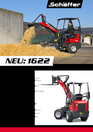 Mini cargador frontal Schäffer 1622