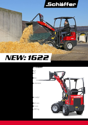 Mini cargador frontal Schäffer 1622