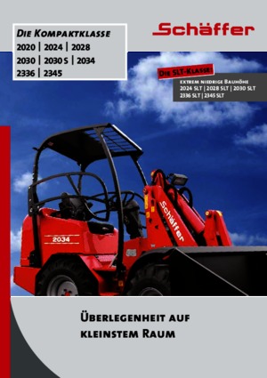 Mini cargador frontal Schäffer 2028 SLT