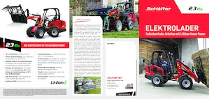 Cargadoras de ruedas eléctricas Schäffer 23e 