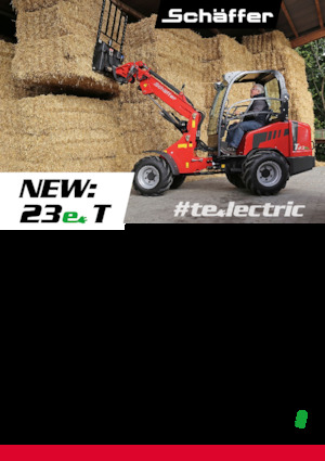 Cargadoras de ruedas eléctricas Schäffer 23e T 