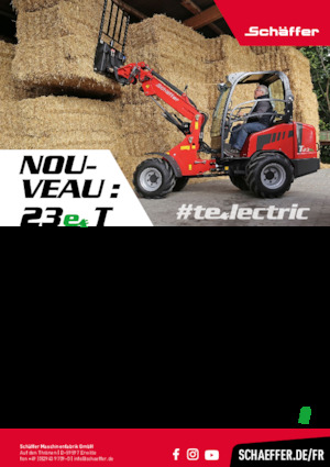 Cargadoras de ruedas eléctricas Schäffer 23e T 