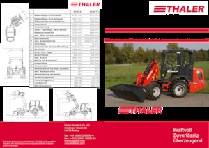 Mini cargador frontal Thaler 3248 T