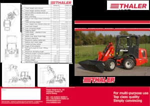 Mini cargador frontal Thaler 3248 T