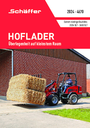 Mini cargador frontal Schäffer 2024