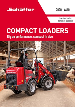 Mini cargador frontal Schäffer 2630 