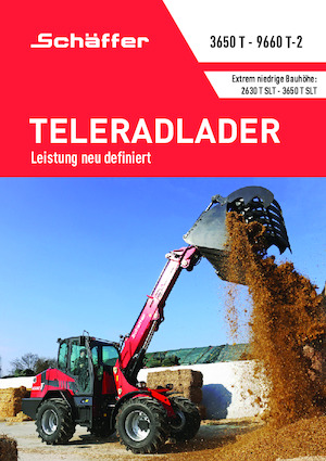 Mini cargador frontal Schäffer 8620 T-2