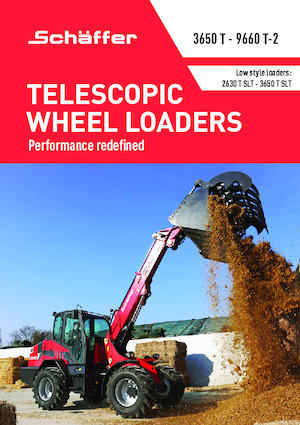 Mini cargador frontal Schäffer 8620 T-2