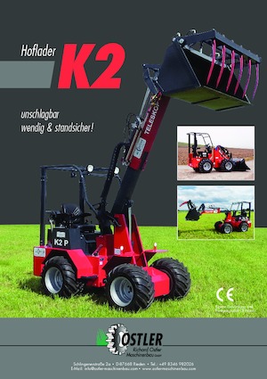 Mini cargador frontal Ostler K2