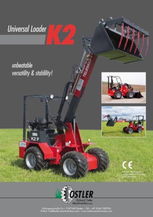 Mini cargador frontal Ostler K2