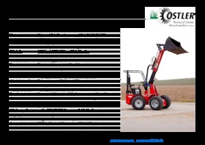 Mini cargador frontal Ostler K2 P