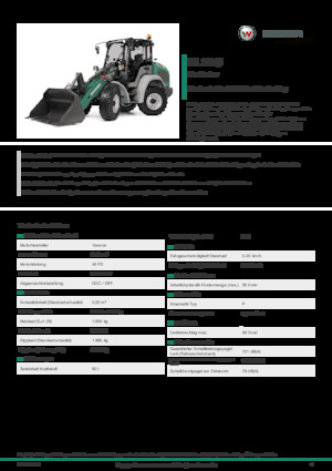 Mini cargador frontal Kramer KL19.5L