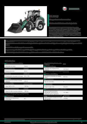 Mini cargador frontal Kramer KL19.5L