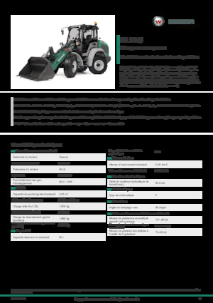Mini cargador frontal Kramer KL19.5L