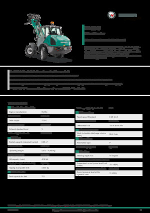 Mini cargador frontal Kramer KL36.5 