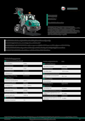 Mini cargador frontal Kramer KL36.5 