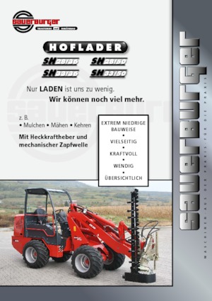 Mini cargador frontal Sauerburger SH 33/36