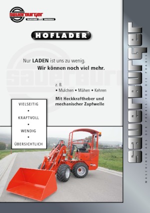 Mini cargador frontal Sauerburger SH 400