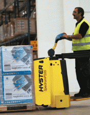 Apiladores de palets Apiladores de palets con plataforma elevadora Hyster S2.0SD 