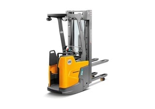 Apiladores de palets Apiladores de palets con plataforma elevadora Jungheinrich ERC 216zi