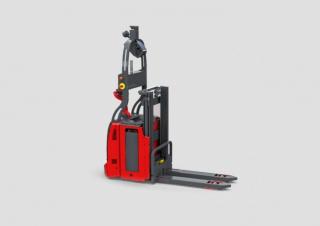 Apiladores de palets Apiladores de palets con plataforma elevadora Linde L-MATIC