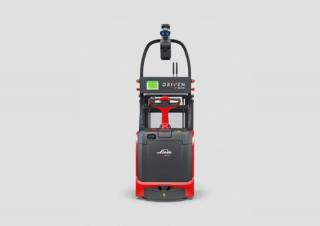 Apiladores de palets Apiladores de palets con plataforma elevadora Linde L-MATIC