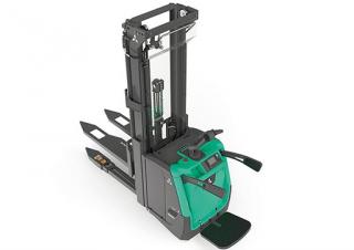 Apiladores de palets Apiladores de palets con plataforma elevadora Mitsubishi SBF16N3R 