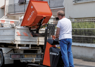 Dúmperes de orugas Kubota KC 70 HV-4