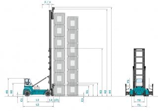 Konecranes SMV 52 G 5 S Dimensiones y tamaño