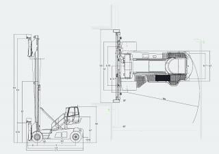 Linde C 90/7 Dimensiones y tamaño