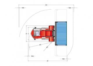 Kalmar DCE 80-45 E7 Dimensiones y tamaño