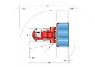 Kalmar DCE 80-45 E8 Dimensiones y tamaño
