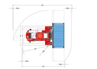 Kalmar DCF 70-40 E4 Dimensiones y tamaño